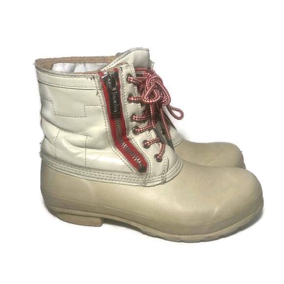 Hunter Corwin Ivory Insulated Waterproof Boot Size US 9 Mens/10 Womens Outdoors - Picture 2 of 9